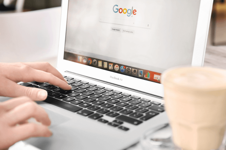 Healthcare professional using Google Ads to find business